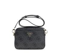 GUESS bolso bandolera Meridian II Camera Bag Coal Logo gris oscuro