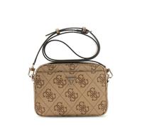 GUESS bolso bandolera Meridian II Camera Bag Latte Logo marrón claro