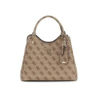 GUESS bolso bandolera Meridian II Girlfriend Carryall Latte Logo marrón claro