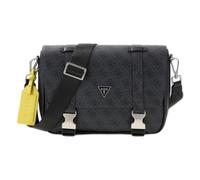 GUESS bolso bandolera Milano Messenger Bag Black gris oscuro