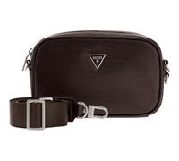 GUESS bolso bandolera muñequera Milano Camera Bag Dark Brown marrón oscuro