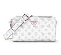 GUESS Bolso Bandolera para Mujer, Diseño con Logo Monograma, Color Blanco, Correa Ajustable