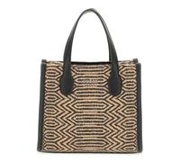GUESS bolso bandolera Silvana Two Compartment Mini Tote Natural/Black marrón claro