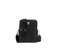 GUESS bolso bandolera Torino Crossbody Double Zip Bag Black negro