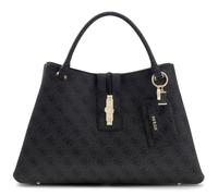 GUESS bolso bandolera Yvonne Girlfriend Carryall Coal Logo gris oscuro