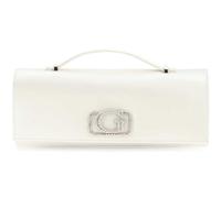 GUESS bolso bandolera Zalina Top Handle Clutch Ivory blanco