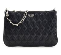 GUESS bolso bolsa de utensilios Maxine Quilted Flat Pouch Black negro