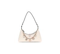 Guess Everlee Bolso de hombro blanco, imitación de cuero, mujer