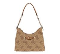 GUESS bolso de bandolera Izzy Top Zip Shoulder Bag Latte Logo