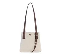 GUESS bolso de hombro Alice Small Tote Natural/Espresso crema