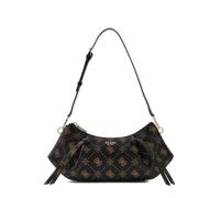GUESS bolso de hombro Allegra Shoulder Bag Espresso Logo marrón oscuro