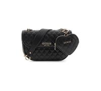 Guess Bolso de hombro Atabey 22 cm negro con solapa bandolera convertible Talla única