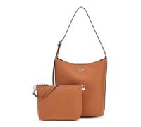 GUESS bolso de hombro bolsa de utensilios Meridian II Bucket Bag Cognac marrón