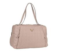 GUESS bolso de hombro bolsa de viaje Devon Travel Tote Taupe Logo marrón topo
