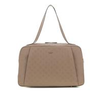 GUESS bolso de hombro bolsa de viaje Devon Travel Tote Taupe Logo marrón topo