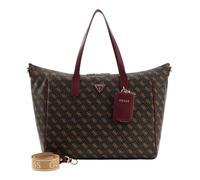GUESS bolso de hombro bolsa de viaje Latona Travel Carryon Tote Brown Logo marrón oscuro