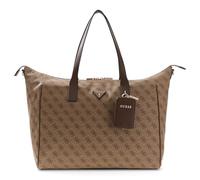 GUESS bolso de hombro bolsa de viaje Latona Travel Carryon Tote Latte Logo marrón