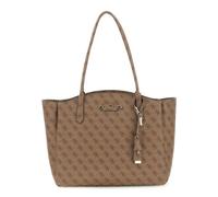GUESS bolso de hombro bolsa de viaje Lindsey Travel Tote Latte Logo marrón