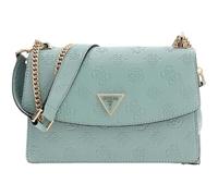 GUESS bolso de hombro bolso bandolera Cresidia II Convertible Xbody Flap Bag Light Sage Logo menta