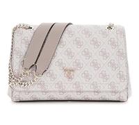 GUESS bolso de hombro bolso bandolera Noelle II Convertible Xbody Flap Bag Dark Taupe Logo marrón topo