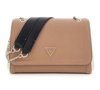 GUESS bolso de hombro bolso bandolera Noelle II Convertible Xbody Flap Bag Tan Multi marrón topo