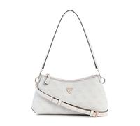 GUESS bolso de hombro bolso bandolera Noelle II Tri Compartment Shoulder Crossbody Bag Bone Logo crema