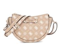 GUESS bolso de hombro bolso bandolera Silia Mini Convertible Shoulder Bag Biscotti Logo marrón topo