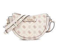 GUESS bolso de hombro bolso bandolera Silia Mini Convertible Shoulder Bag Vanilla Logo crema