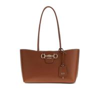 GUESS bolso de hombro bolso shopper Janie Logo Girlfriend Carryall Cognac marrón