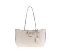 GUESS bolso de hombro bolso shopper Janie Logo Girlfriend Carryall Stone crema