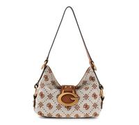 GUESS bolso de hombro Camden Mini Shoulder Bag Cognac Logo marrón