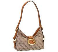GUESS bolso de hombro Camden Mini Shoulder Bag Latte Logo/Cognac marrón