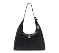 GUESS bolso de hombro Ella Logo Hobo Black Logo negro