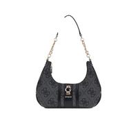 GUESS bolso de hombro Erenia Top Zip Shoulder Bag Coal Logo gris oscuro