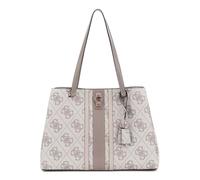 GUESS bolso de hombro Erenia Tote Bag Dark Taupe Logo marrón topo