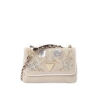 GUESS Bolso de hombro 'Giully II' beige / genciana / pueblo / blanco One Size EUR