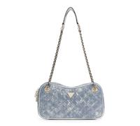GUESS bolso de hombro Giully II Shoulder Satchel Metallic Denim azul