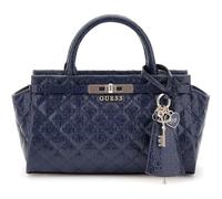 GUESS bolso de hombro Idra Satchel Midnight azul marino