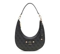 GUESS bolso de hombro Lindsey Hobo Coal Logo gris oscuro
