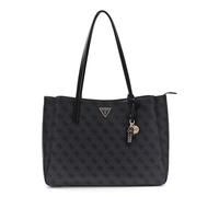 GUESS bolso de hombro maletín con compartimento para portátil Noelle II Tech Tote Coal Logo gris oscuro