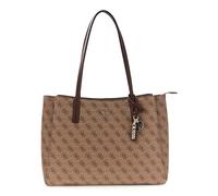 GUESS bolso de hombro maletín con compartimento para portátil Noelle II Tech Tote Latte Logo/Brown marrón claro