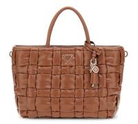 GUESS bolso de hombro Marion Satchel Cognac marrón