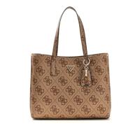 GUESS bolso de hombro Meridian II Girlfriend Tote Bag Latte Logo marrón claro