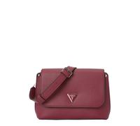 GUESS bolso de hombro bolso bandolera Meridian II Flap Crossbody Bag Wine burdeos