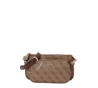 GUESS Bolso de hombro 'NOELLE II DBL POUCH CROSSBODY' marrón / capuchino One Size marrón / capuchino