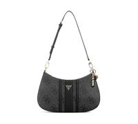 GUESS bolso de hombro Noelle II Top Zip Shoulder Bag Coal Logo gris oscuro