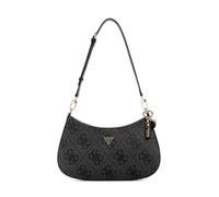 GUESS bolso de hombro Noelle II Top Zipper Shoulder Bag Coal Logo gris oscuro