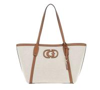 Guess Bolso de Hombro Sebina con Colgante y Logotipo Beige Multi n/a