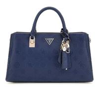 GUESS bolso de hombro Tisha Girlfriend Satchel Midnight Logo azul marino
