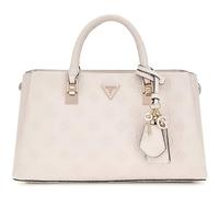 GUESS bolso de hombro Tisha Girlfriend Satchel Stone Logo crema